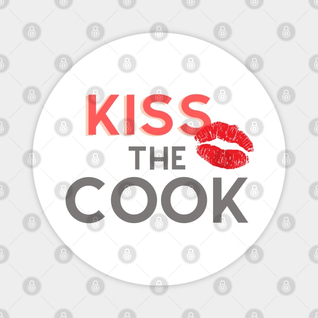 Kiss the Cook Chef Magnet by Nifty Studio